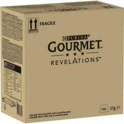 Purina Gourmet Revelations Thon & Saumon 48 X 57 G -Animalerie 0 full 1 1