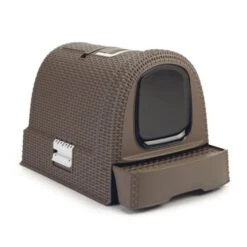 Maison De Toilette Curver Petlife Litter Box Moka -Animalerie 3moka