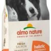 Almo Nature Chien Holistic Adult Medium Saumon 12 Kg -Animalerie almo nature chien holistic medium saumon 12 kg