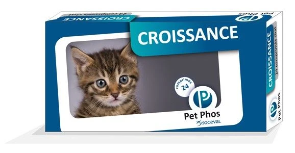 Pet Phos Croissance Chat 96 Cp 3 Pet Phos Croissance Chat 96 Cp
