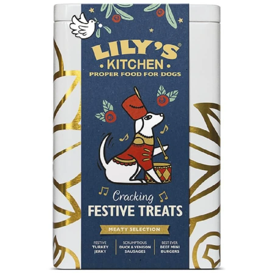 Lily's Kitchen Lily's Kitchen Boite Métal Friandises Noël Pour Chien 300 G 3 Lily's Kitchen Lily's Kitchen Boite Métal Friandises Noël Pour Chien 300 G