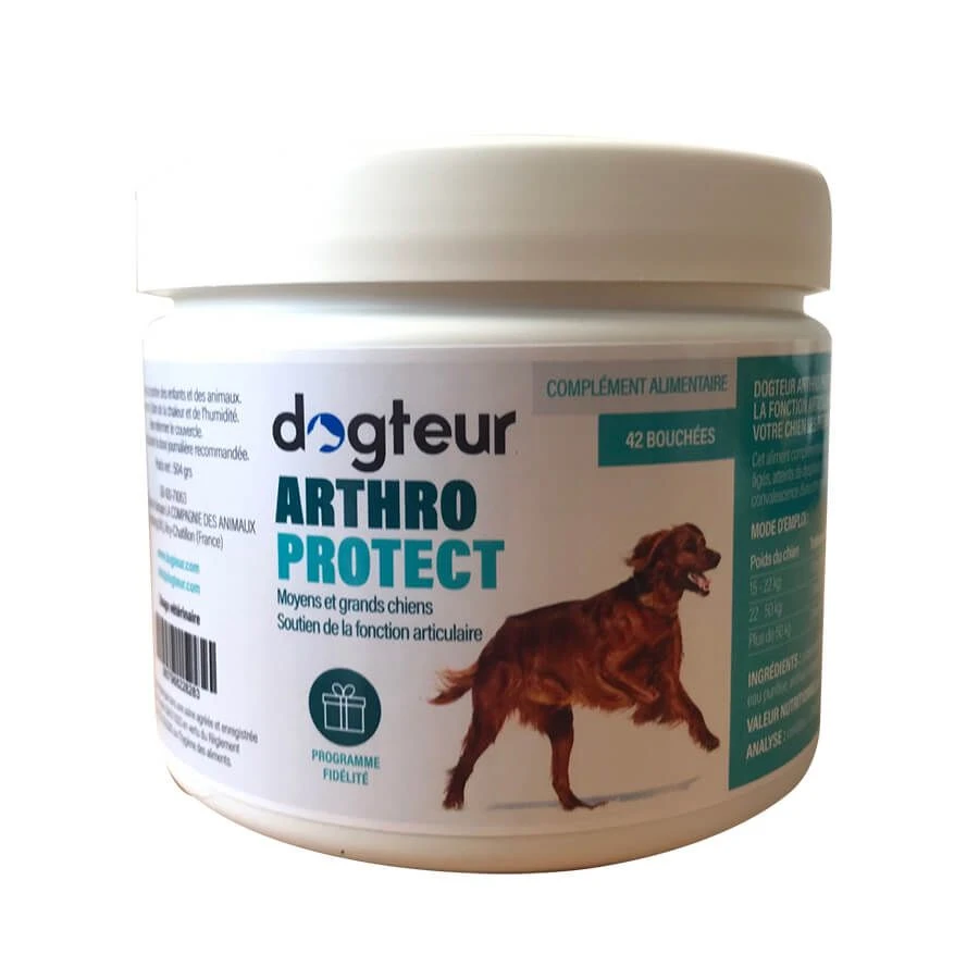 Dogteur Arthro Protect Grand Chien 42 Bouchées 3 Dogteur Arthro Protect Grand Chien 42 Bouchées