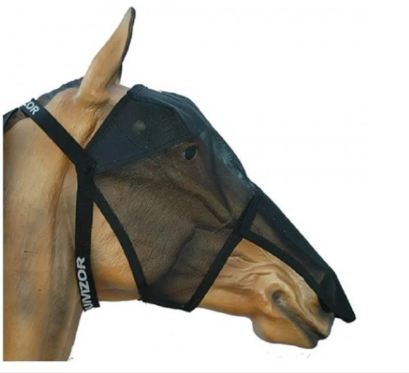 Equivizor Masque Anti-mouche Avec Oreilles Pour Cheval 67/69 Cm 3 Equivizor Masque Anti-mouche Avec Oreilles Pour Cheval 67/69 Cm