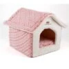 Ferribiella Maison Moelleuse Rose 58 X 48 X 54 Cm -Animalerie ferribiella maison moelleuse chat beige 58 x 48 x 54 cm