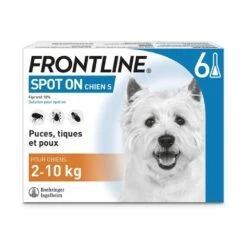 Frontline Spot On Chien De 2-10 Kg 6 Pipettes -Animalerie frontline spot on chien de 2 10 kg 6 pipettes