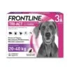 Frontline Tri Act Spot On Grand Chien 20 - 40 Kg 3 Pipettes -Animalerie frontline tri act spot on grand chien 20 40 kg 3 pipettes