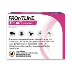 Frontline Tri Act Spot On Grand Chien 20 - 40 Kg 3 Pipettes -Animalerie frontline tri act spot on grand chien 20 40 kg 3 pipettes 2