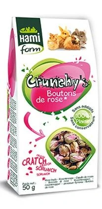 Hami Form Friandises Crunchy's Boutons De Rose Rongeurs 50 G