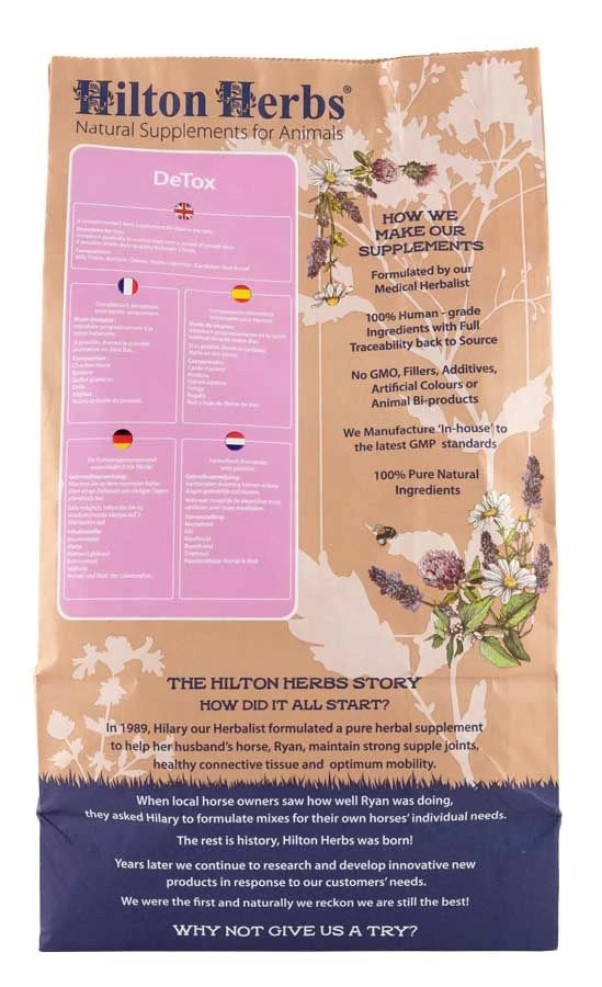 Hilton Herbs Detox Hépatique Et Rénal Cheval 1 Kg 4 Hilton Herbs Detox Hépatique Et Rénal Cheval 1 Kg – Image 2
