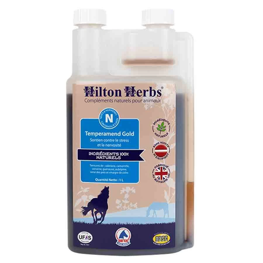 Hilton Herbs Temperamend Gold Anti-Stress Cheval 1 L 3 Hilton Herbs Temperamend Gold Anti-Stress Cheval 1 L