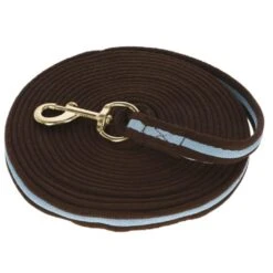 Kerbl Longe De Travail Softlonge Marron Et Bleu 8 M