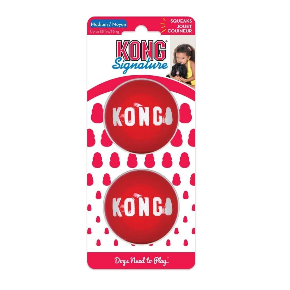 KONG Signature Ball Balle Pour Chien S X 2