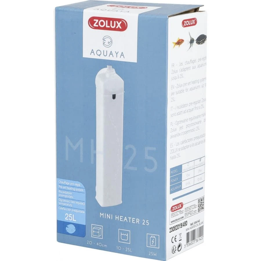 Zolux Aquaya Chauffage D'aquarium MINI HEATER Blanc 25 L – Image 2