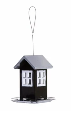 Plumes & Compagnie Distributeur De Graines Normane En Métal -Animalerie plumes compagnie distributeur de graines normane en me tal4