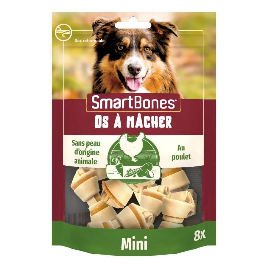 Smartbones Snack Mini Au Poulet Pour Chien 8 Pcs 3 Smartbones Snack Mini Au Poulet Pour Chien 8 Pcs