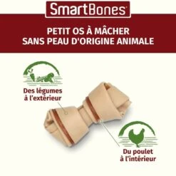 Smartbones Snack Mini Au Poulet Pour Chien 8 Pcs 8 Smartbones Snack Mini Au Poulet Pour Chien 8 Pcs -Animalerie smartbones snack mini au poulet 8 pcs 2