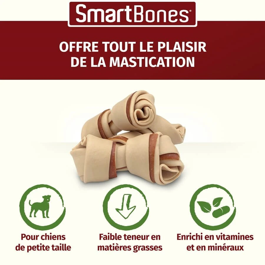 Smartbones Snack Mini Au Poulet Pour Chien 8 Pcs 6 Smartbones Snack Mini Au Poulet Pour Chien 8 Pcs – Image 4
