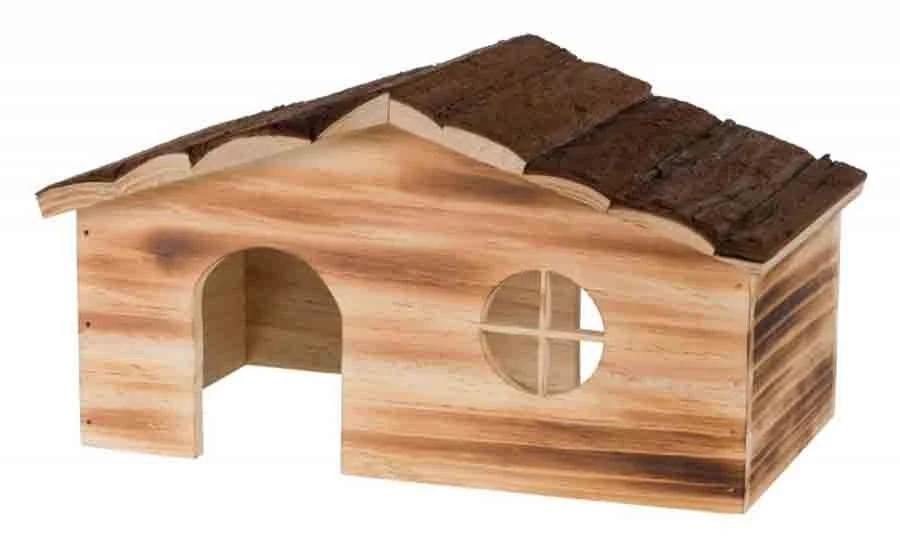 Trixie Natural Living Maison Ragna En Bois Flammé Cochons D'inde Et Lapins – Image 2