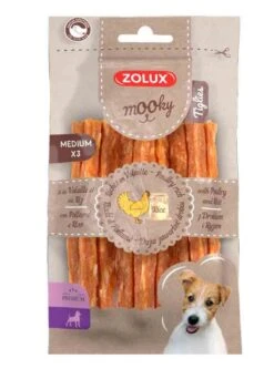 Zolux Mooky Premium Tiglies Volaille Riz M X3