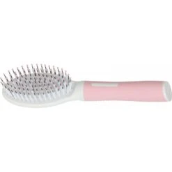 Zolux Anah Brosse Bi-matière Rose Pour Chat 7 Zolux Anah Brosse Bi-matière Rose Pour Chat -Animalerie zolux anah brosse bi mati re rose chat 21cm