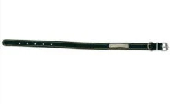 Zolux Collier En Cuir Piqué Noir 35 Cm