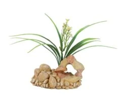 Zolux Décor Roche Plantée Pour Aquarium