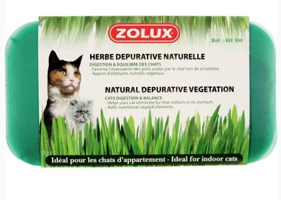 Zolux Herbe Dépurative Naturelle Pour Chat 250 G 3 Zolux Herbe Dépurative Naturelle Pour Chat 250 G