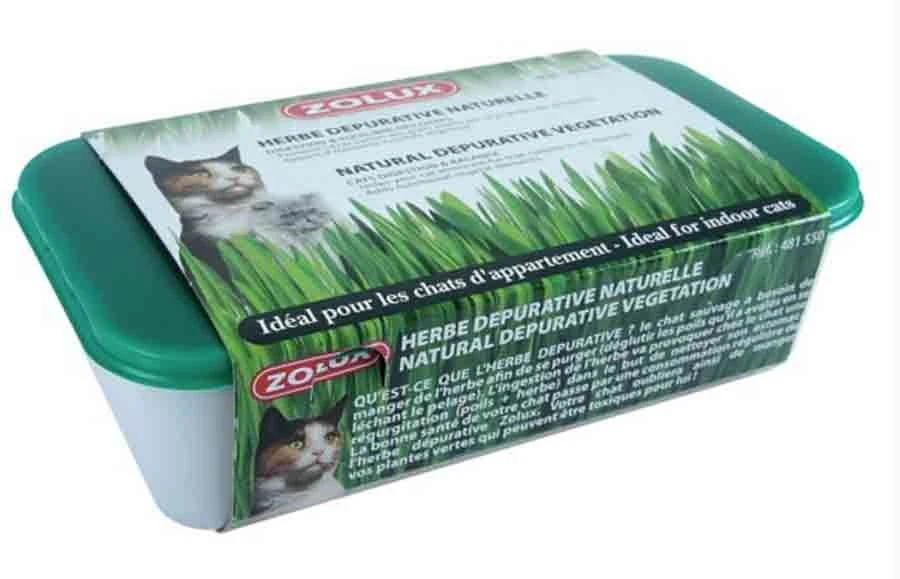 Zolux Herbe Dépurative Naturelle Pour Chat 250 G 4 Zolux Herbe Dépurative Naturelle Pour Chat 250 G – Image 2