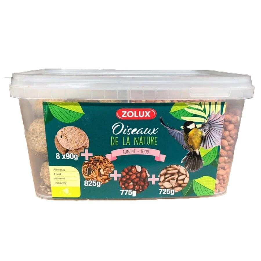 Zolux Mix Premium Oiseaux Du Jardin Seau 3 Kg 3 Zolux Mix Premium Oiseaux Du Jardin Seau 3 Kg
